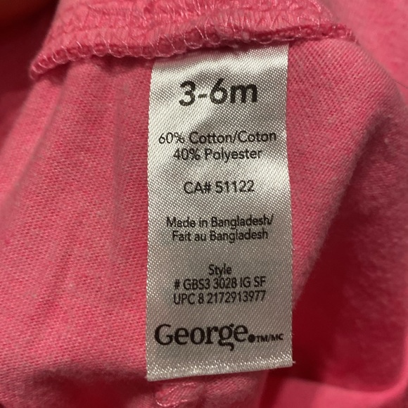 Girl’s 3-6 months Lightweight Pants Bundle: 3 Leggings & 1 Cotton Check Pants - Picture 8 of 8